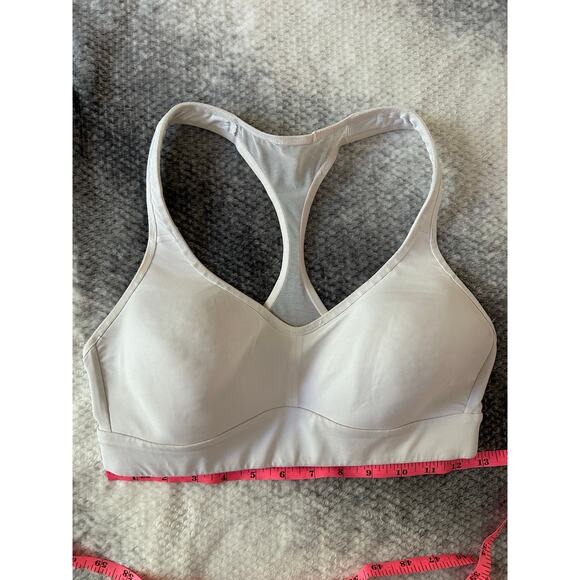 Lululemon Speed Up Bra High Support for C/D Cup White Mesh Back Racerback * 6 * - Picture 6 of 9